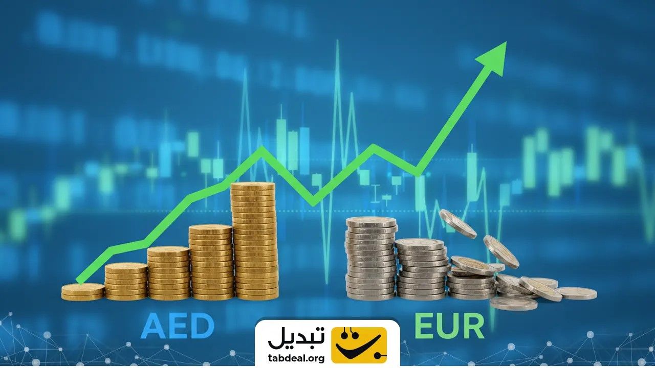 درهم امارات به یورو