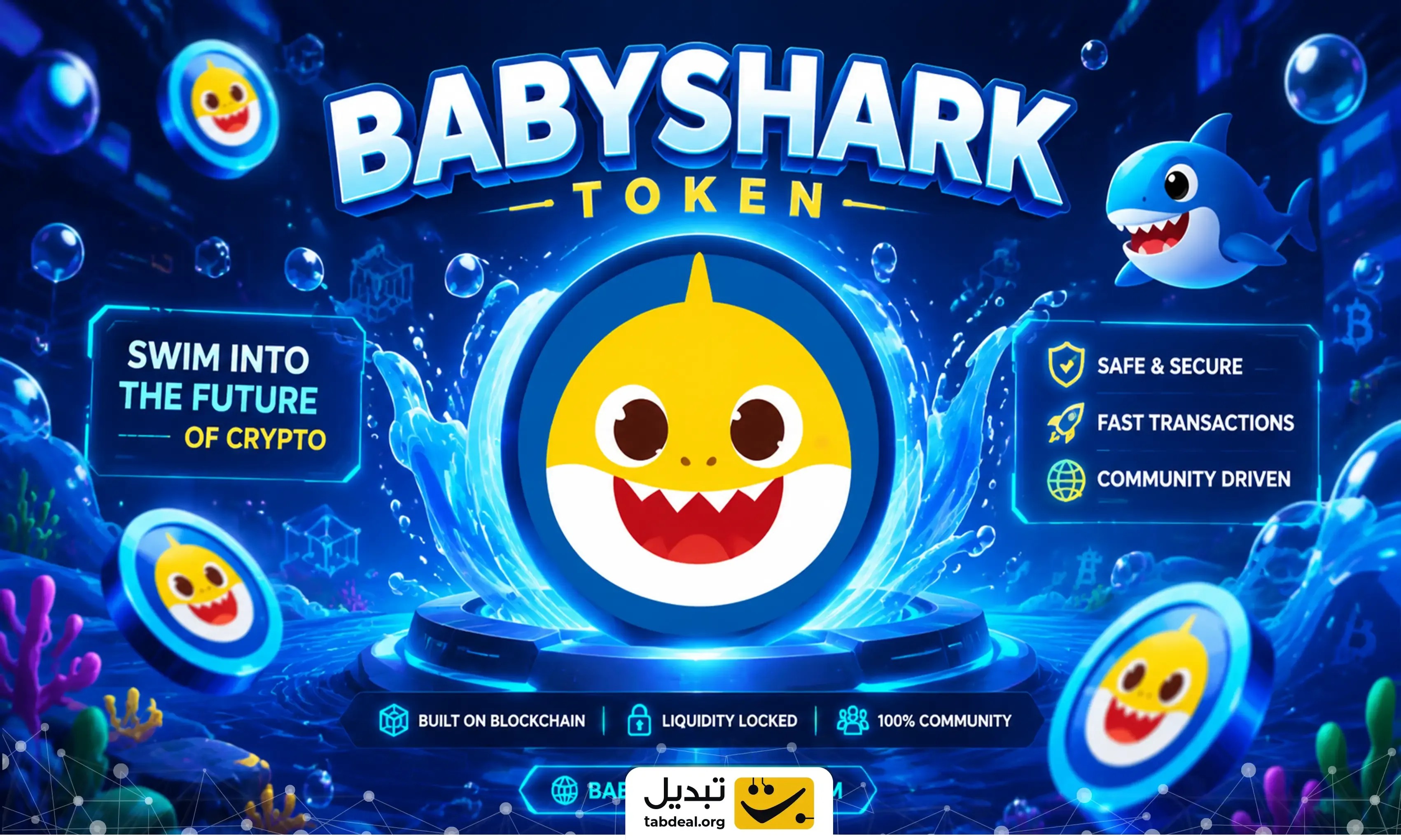 خرید و فروش ارز دیجیتال بیبی شارک