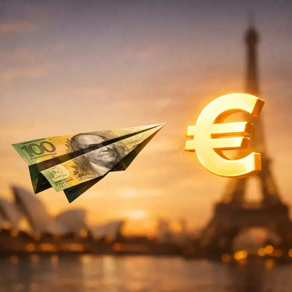 نحوه تبدیل دلار استرالیا (AUD) به یورو (€)